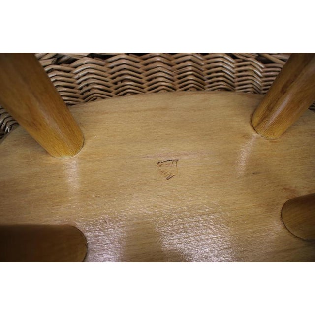 Mid-Century Rattan Seating Set attributed to Uluv, Czechoslovakia, 1960s, Set of 3 For Sale - Image 9 of 12
