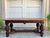 Antique English Oak Refectory Console Hall Table Carved Jacobean or Tudor C1890 For Sale - Image 13 of 18
