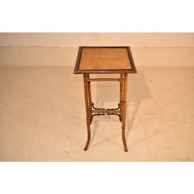 19th Century Faux Bamboo Side Table From France For Sale In Greensboro - Image 6 of 7