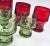Red Holiday Lowball Glasses- Set of Six For Sale - Image 8 of 12