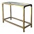 Vintage Brass Console Table After Mastercraft For Sale