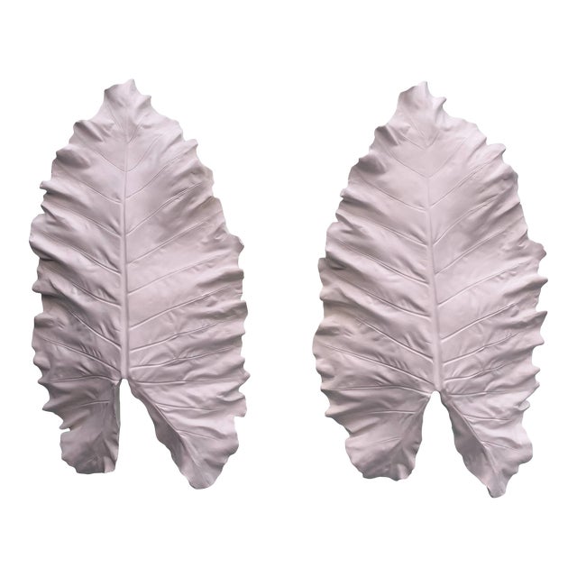 Alocasia Leaf Sconces by Julio Jimenez - Set of 2 For Sale