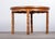 Brutalist Brutalist Round Oak Dining Table with Three Extension Leaves, Denmark, 1960s For Sale - Image 3 of 11