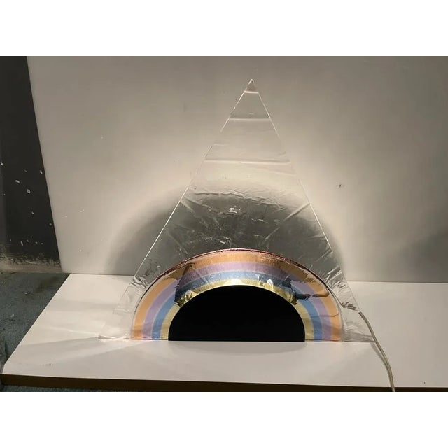 Acrylic Rainbow Sconces, 1980s, Set of 2 For Sale - Image 4 of 11