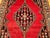Vintage Persian Mazgalan Area Rug, Hand-Knotted Wool, Geometric Pattern, 5x7, Red & Navy For Sale - Image 13 of 18