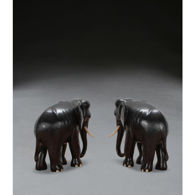 Elephants, 1880, Set of 2 For Sale - Image 3 of 17