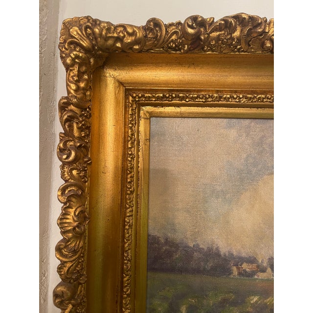 Figurative 1914 Oil Painting by French Painter G. Gregoire For Sale - Image 3 of 12