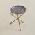 Spanish Brass + Silverplate Tripod Tray Table, 1960s For Sale - Image 4 of 9