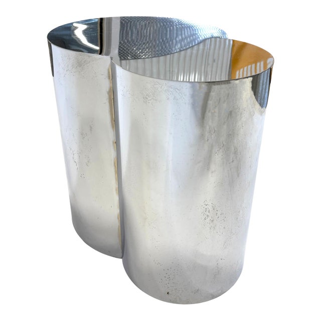 Chrome "Cloud" Side Table Attributed to John Stefanidis For Sale