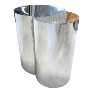Chrome "Cloud" Side Table Attributed to John Stefanidis