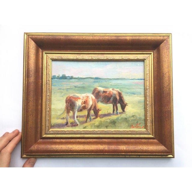 Hello, My name is Valeriya Serova, I am a professional artist. This is my original painting Beautiful magic Landscape...