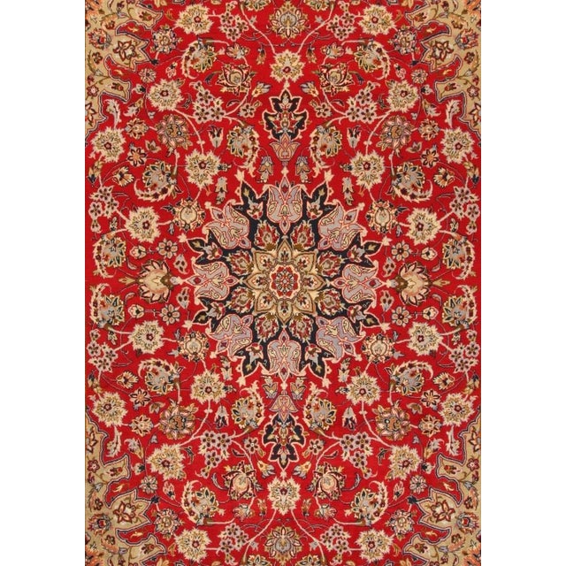 Genuine hand-knotted rug | Size: 425 cm x 285 cm | Knot density: approx. 160.000 knots/m² | Material: 100% wool in the...