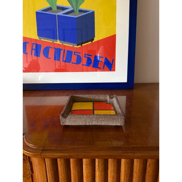 Mid-Century Space Age Ceramic Ashtray, Aldo Londi Bitossi Italy 1970s For Sale - Image 9 of 17