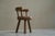 Provincial Sculptural 3-Legged Vernacular Chair in Oak, France, 1900s For Sale - Image 9 of 14