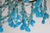 Vintage French Opaline Blue Beaded Chandelier, 1920 For Sale - Image 10 of 11