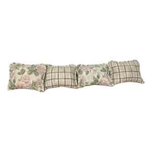 Vintage Upcycled Decorative Pillows Pack of 4 Handmade
