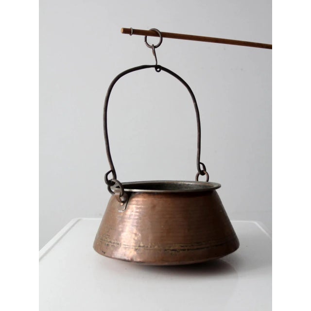Antique Copper Kettle For Sale - Image 6 of 11