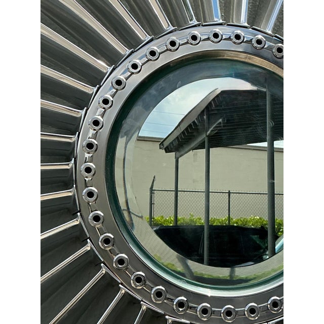 Vintage Industrial Rolls Royce “Spey” Mirror For Sale - Image 17 of 18