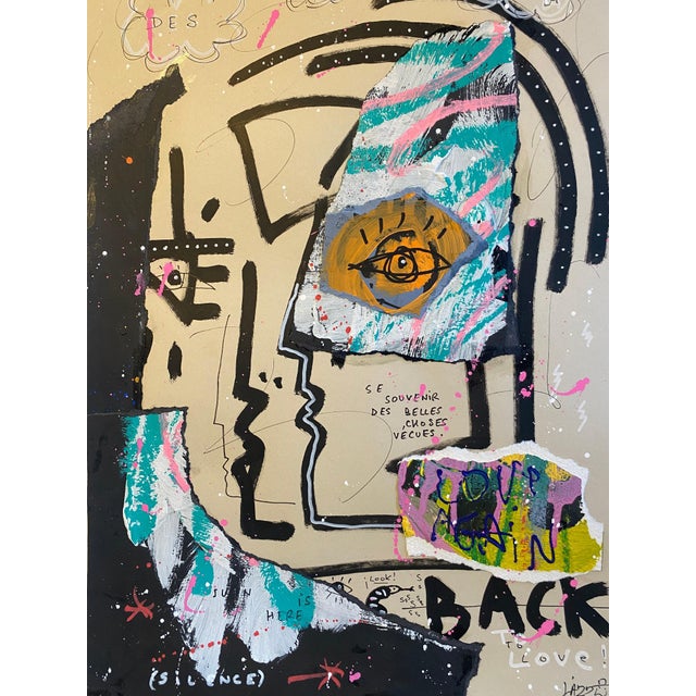 Jazzu Always ideas Mixed techniques on strong paper Signed, dated and titled 2025 42 x 29.7 cms This piece is attributed...