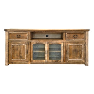 Westwood Rustic Solid Wood Tv Stand - 60", 70", 80" For Sale