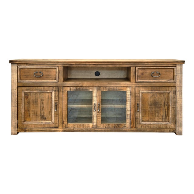 Westwood Rustic Solid Wood Tv Stand - 60", 70", 80" For Sale