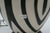 Late 20th Century Black & Ivory Geometric Chulucanas Pottery Center Eye Modern Vase Lamp For Sale - Image 4 of 7