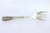 Metal Silver Fish Serving Fork with Floral Motifs in Relief on the Handle For Sale - Image 7 of 8