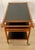 Wood Mid Century Danish Modern Teak Trolley Bar Cart With 3 Slate Shelves For Sale - Image 7 of 14