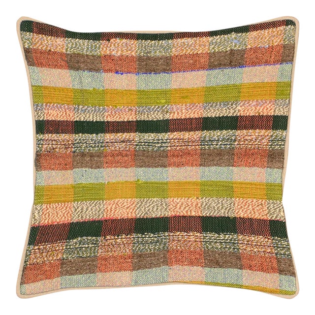 1960s Turkish Rag Pillow For Sale