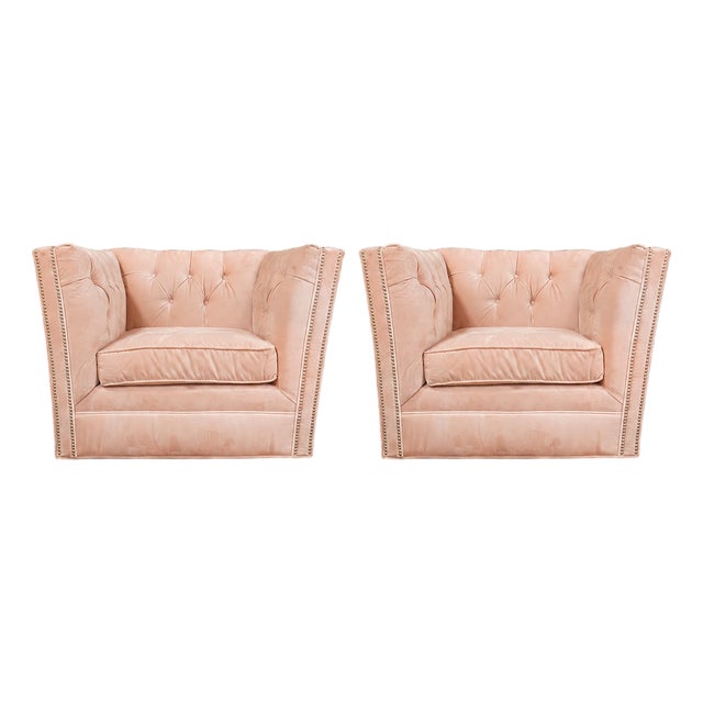 Mitchell Gold + Bob Williams Fiona Armchairs, Pair Of For Sale