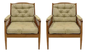 Armchairs by Kerstin Hörlin-Holmquist for Ope Möbler, 1960