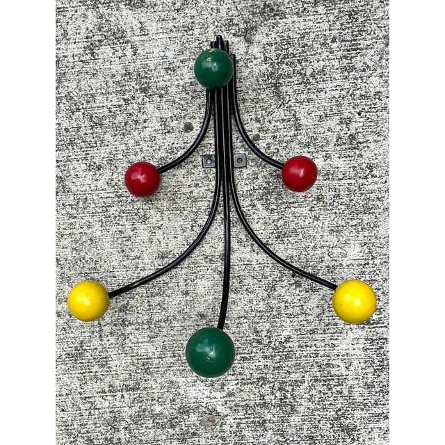 Contemporary Vintage French Postmodern Wall Hook For Sale - Image 3 of 12