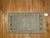 Lavender Electric Blue Vintage Turkish Oushak Throw Rug - 1'9" x 3'3" For Sale - Image 4 of 5
