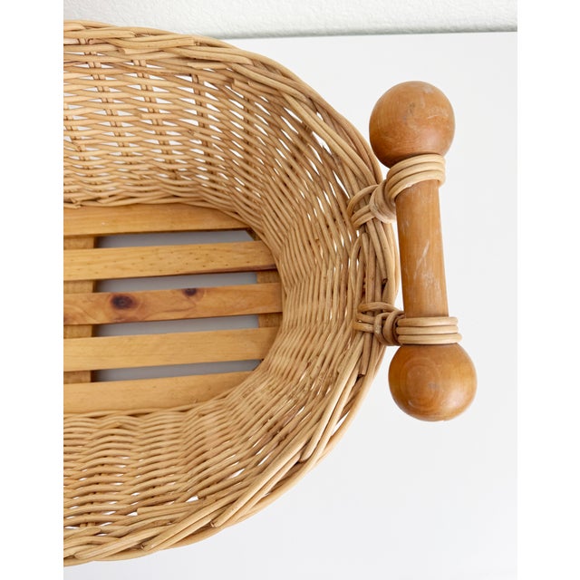 Wood French Boulangerie Basket, Early to Mid-20th C For Sale - Image 7 of 14