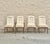 Cream Set of 4 Mid-Century Modern Teak Dining Chairs For Sale - Image 8 of 8