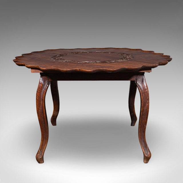 Antique Campaign Silver Table, Anglo Indian, 4 Seat, Dining, Colonial, Victorian For Sale - Image 4 of 11