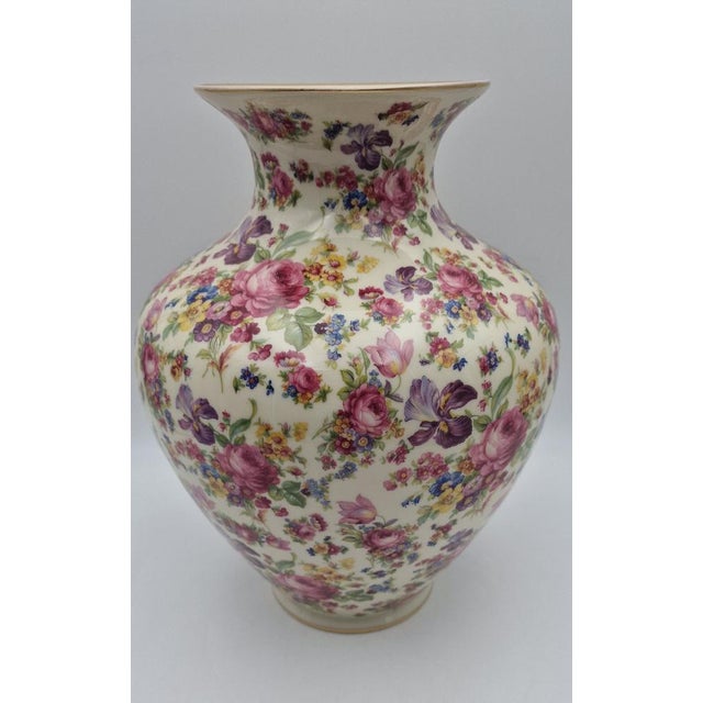 Ceramic Thomas Ivory Vase in Ceramic, 1950s For Sale - Image 7 of 7