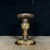 Asian Pair of Vintage Gilded Bronze Candlesticks, Four Divine Beasts Openwork Relief For Sale - Image 3 of 9