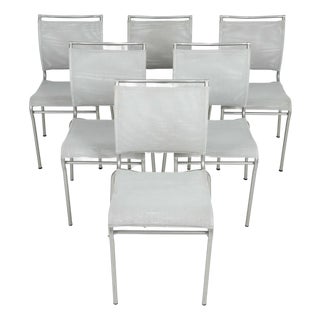 Set 6 Calligaris Air Dining Chairs For Sale