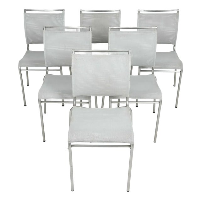 Set 6 Calligaris Air Dining Chairs For Sale