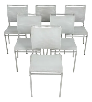 Set 6 Calligaris Air Dining Chairs