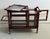 1920s Vintage Serving Trolley with Folding Side Panels and Removable Tray, 1920s For Sale - Image 5 of 10