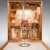 1950s Vintage English, Walnut Chemist's Dispensing Cabinet For Sale - Image 6 of 13