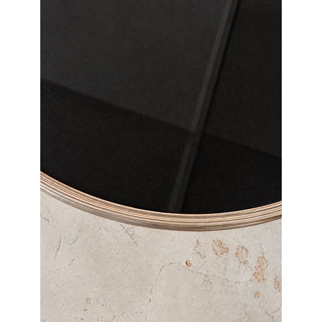 Metal Black Marble Top Side Table For Sale - Image 7 of 7