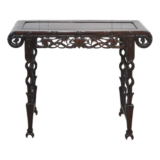 Chinese Altar Table in Bamboo For Sale