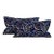 Designer Vicki Payne Free Spirit Blue Brown Tan Yellow Modern Botanical Paisley Leaves Pillow Covers- Pair For Sale
