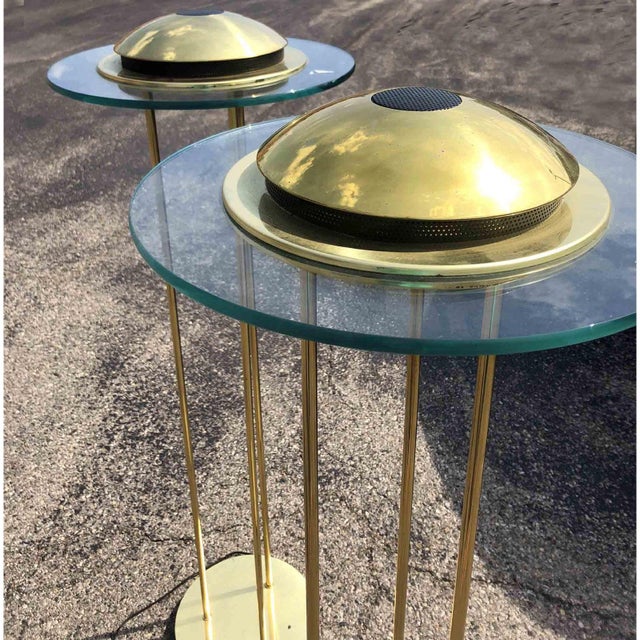 1987 Robert Sonneman for Kovacs Saturn L-710 Floor Lamps - A Pair For Sale - Image 9 of 11