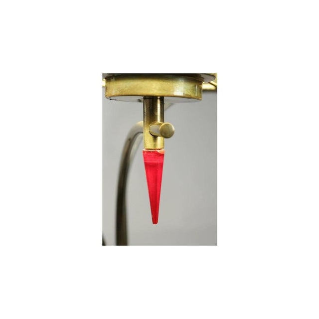 Standing Floor Lamp in Metal and Brass, 1960s For Sale - Image 6 of 9