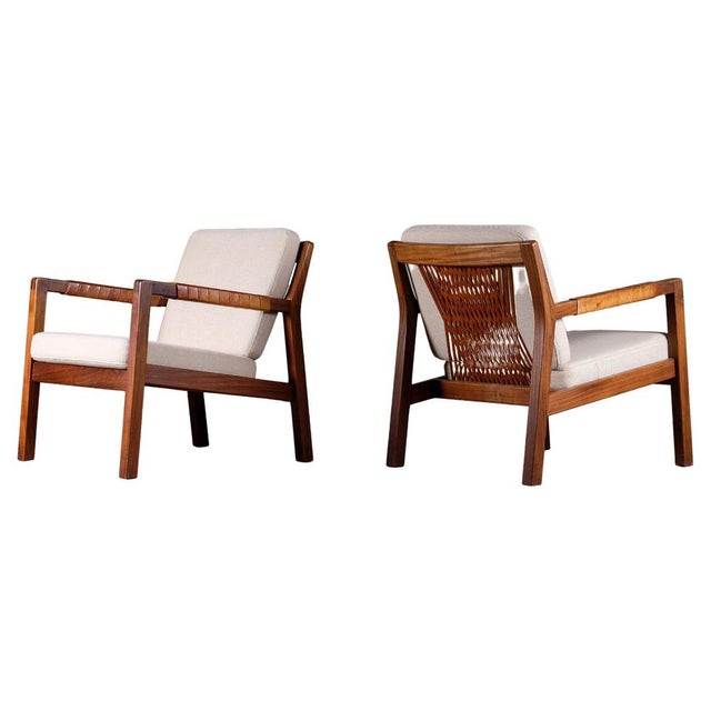 Set of Rialto Armchairs attributed to Carl-Gustav Hiort attributed to Ornäs, Finland, 1950s For Sale - Image 14 of 14