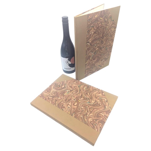 Paper 1980s Florentine Blank Hardbound Books, a Pair For Sale - Image 7 of 11